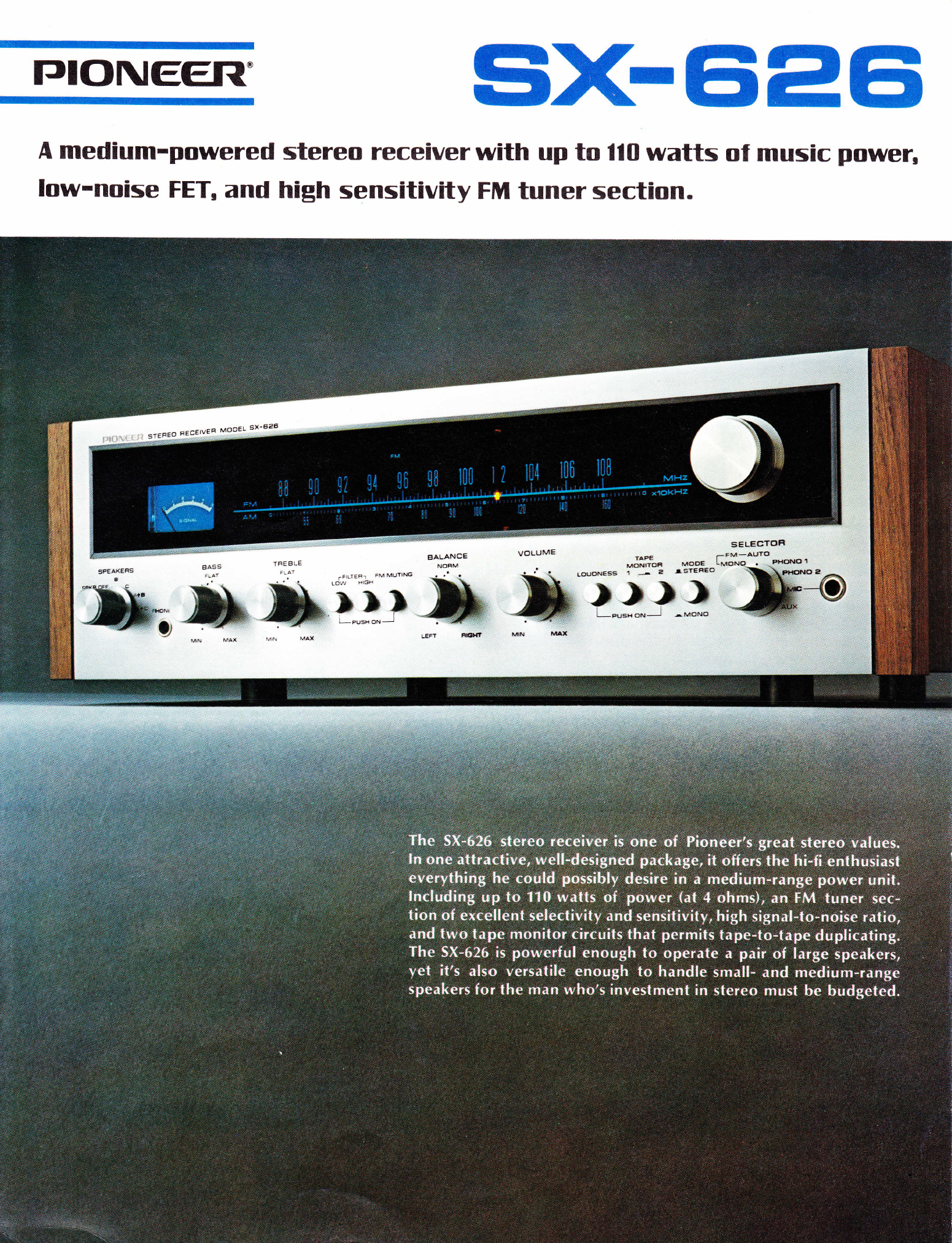 Pioneer SX626 HifiWiki