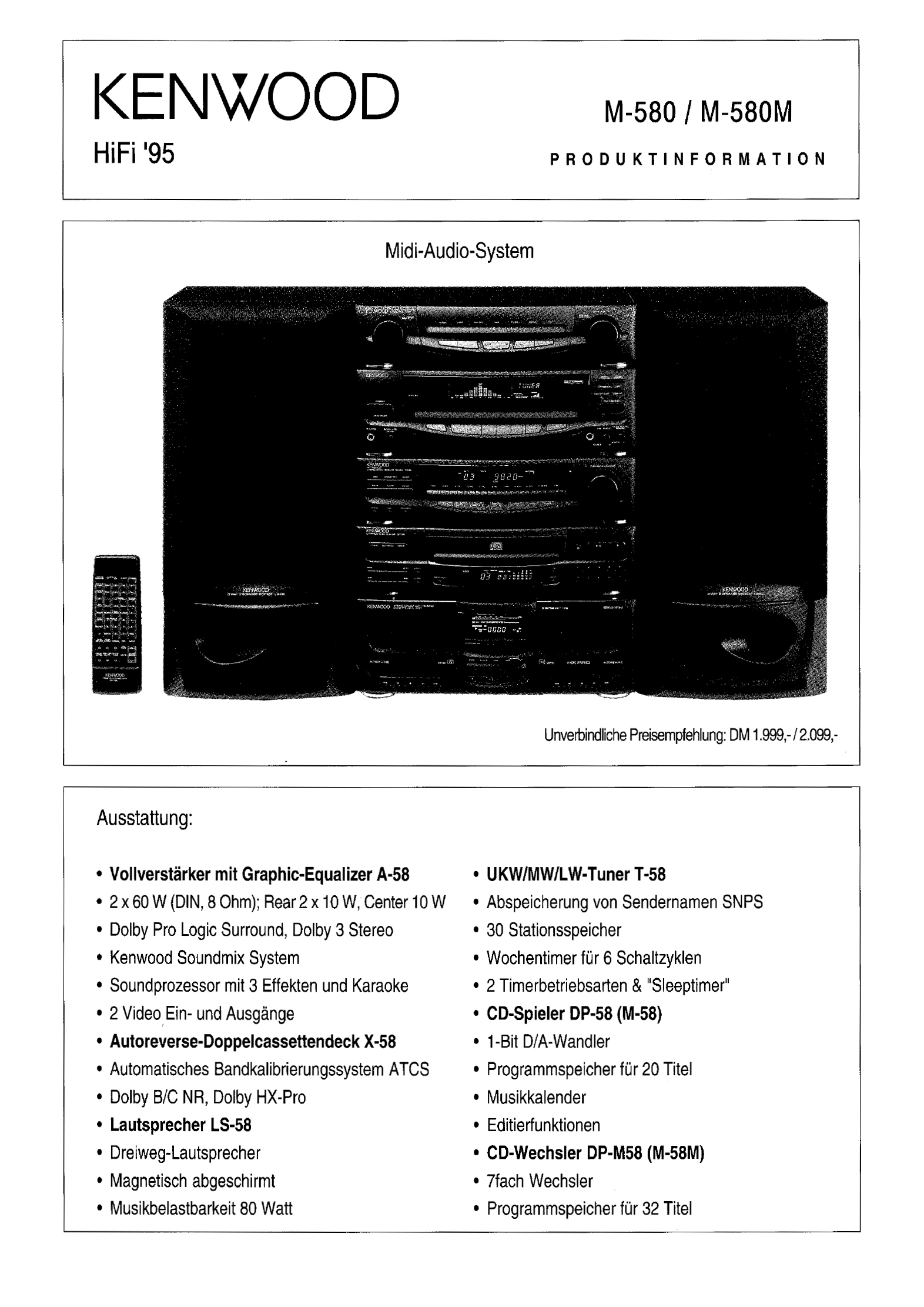 Kenwood A58 HifiWiki