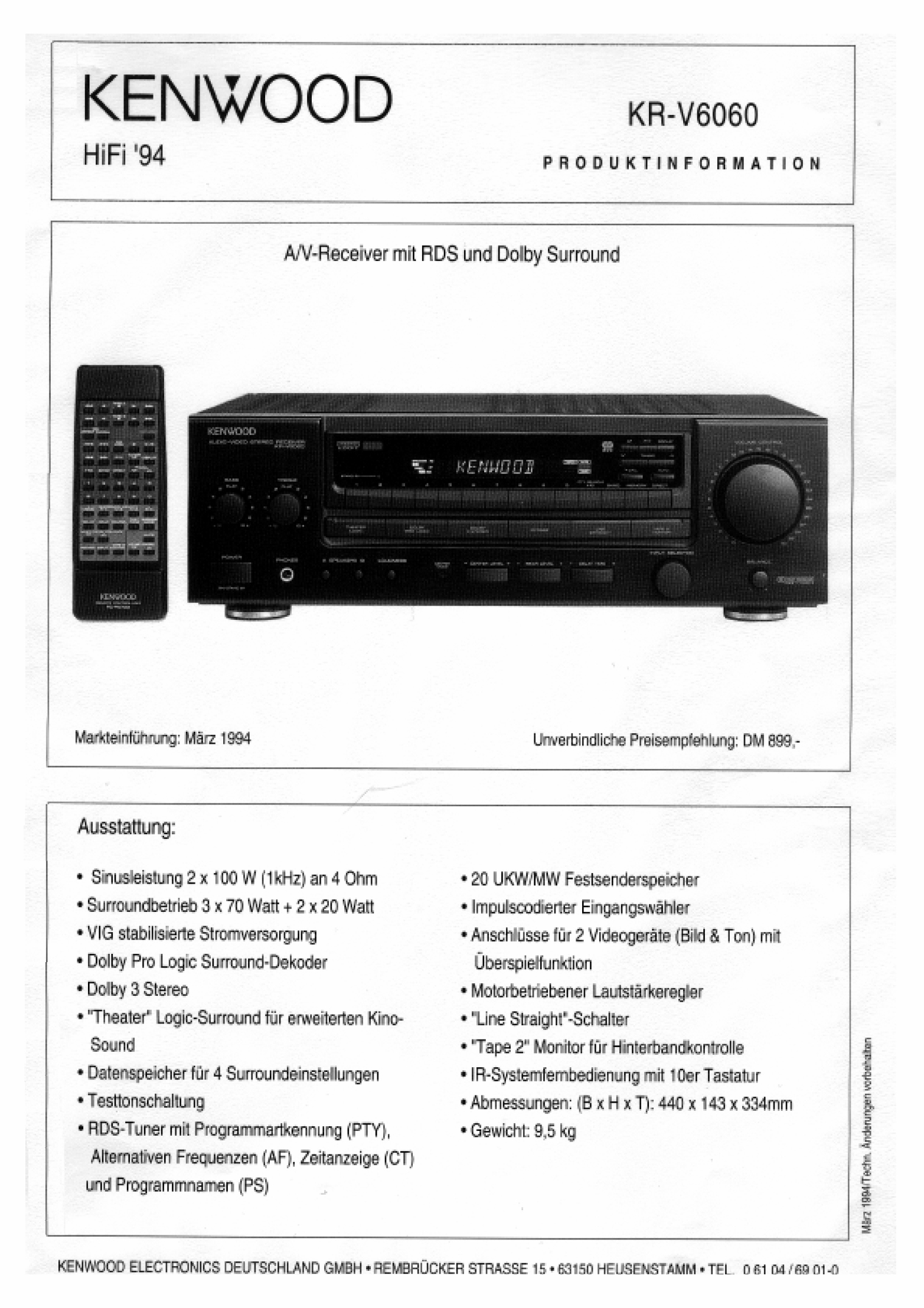 Kenwood KRV 6060 HifiWiki