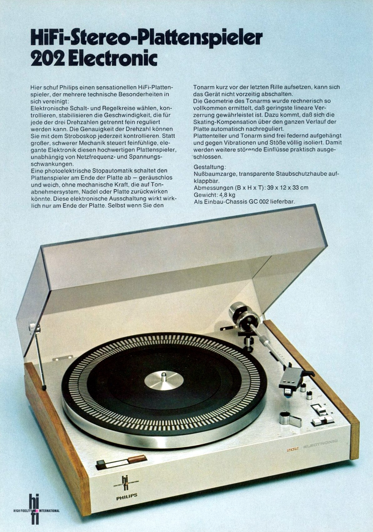 Philips 202 Electronic | Hifi-Wiki