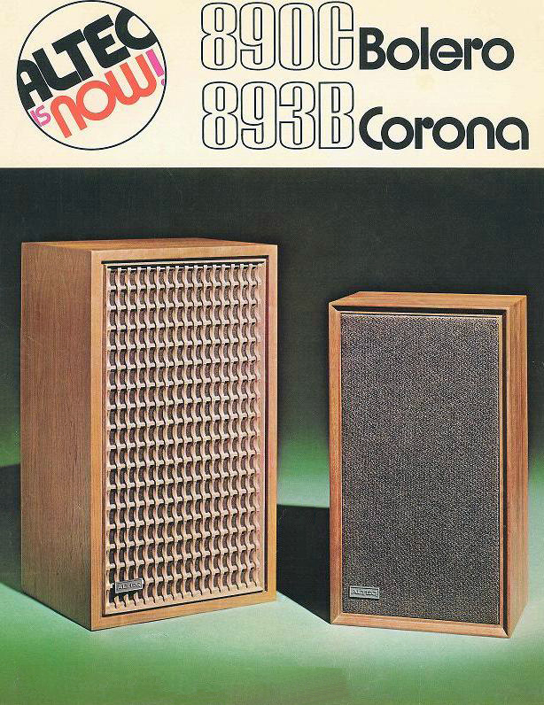 Altec Lansing 890 C Bolero-893 B Corona-Prospekt-1973.jpg