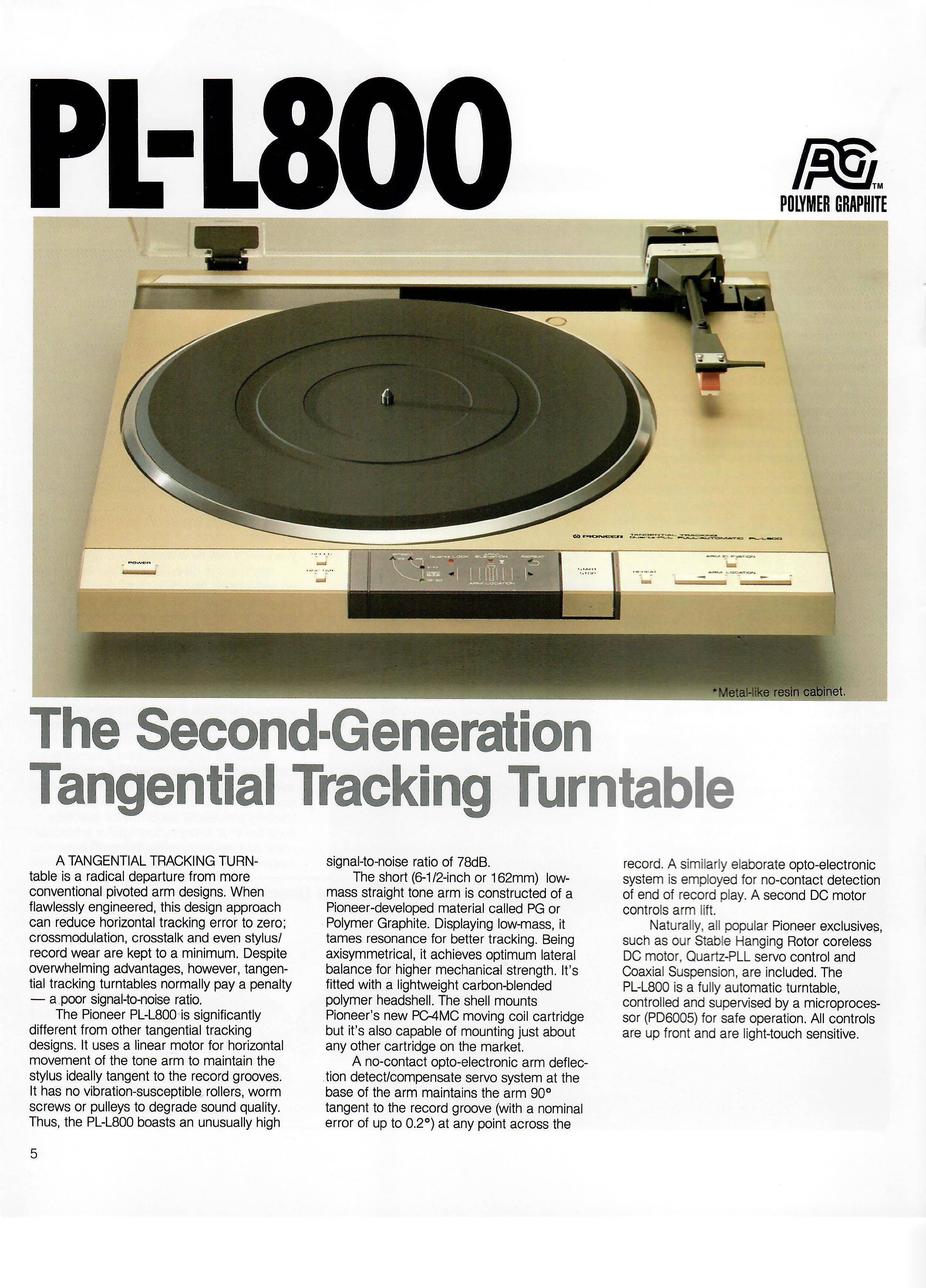 Pioneer PLL 800 HifiWiki