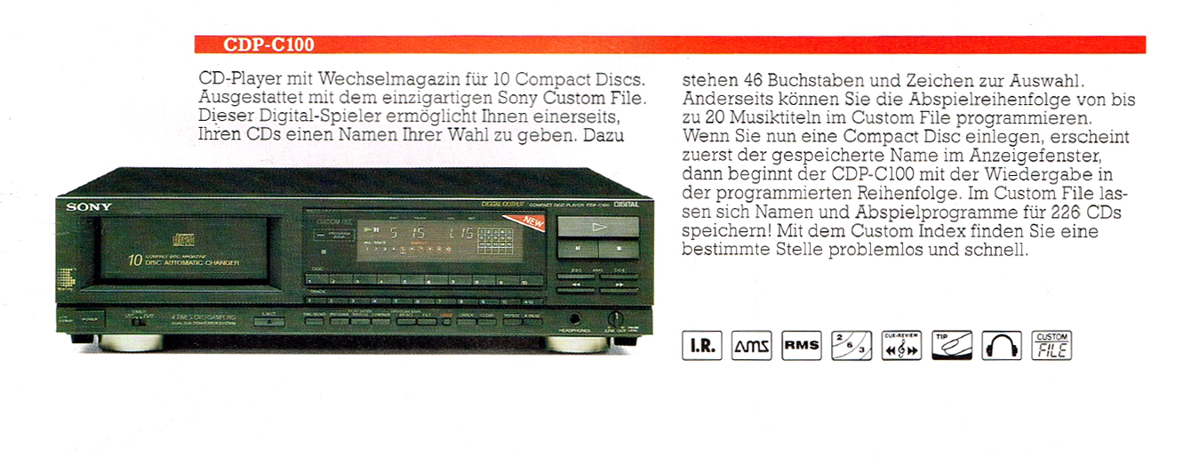 Sony CDPC 100 HifiWiki