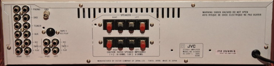 Схема усилителя jvc a x400