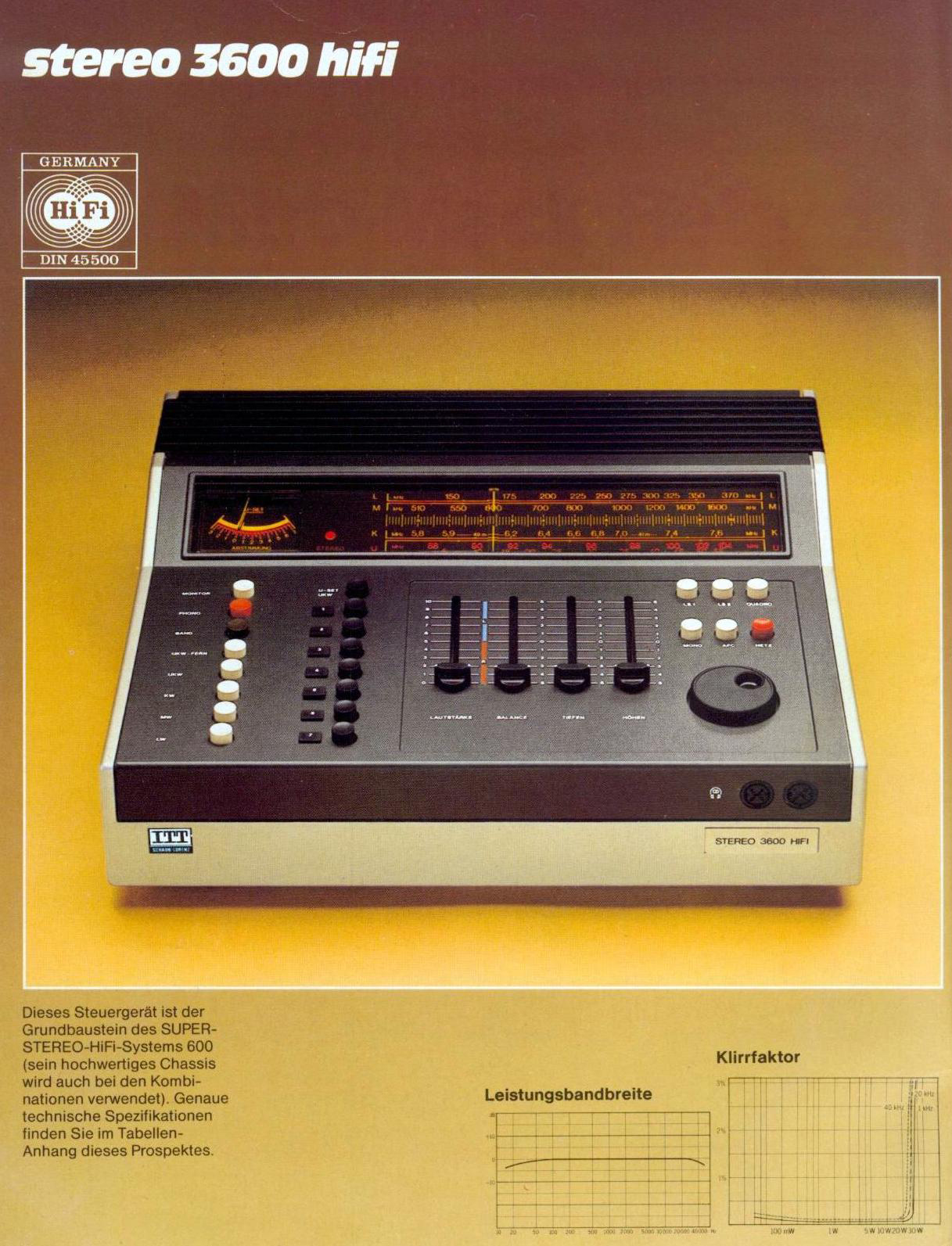 ITT Stereo 3600 HifiWiki