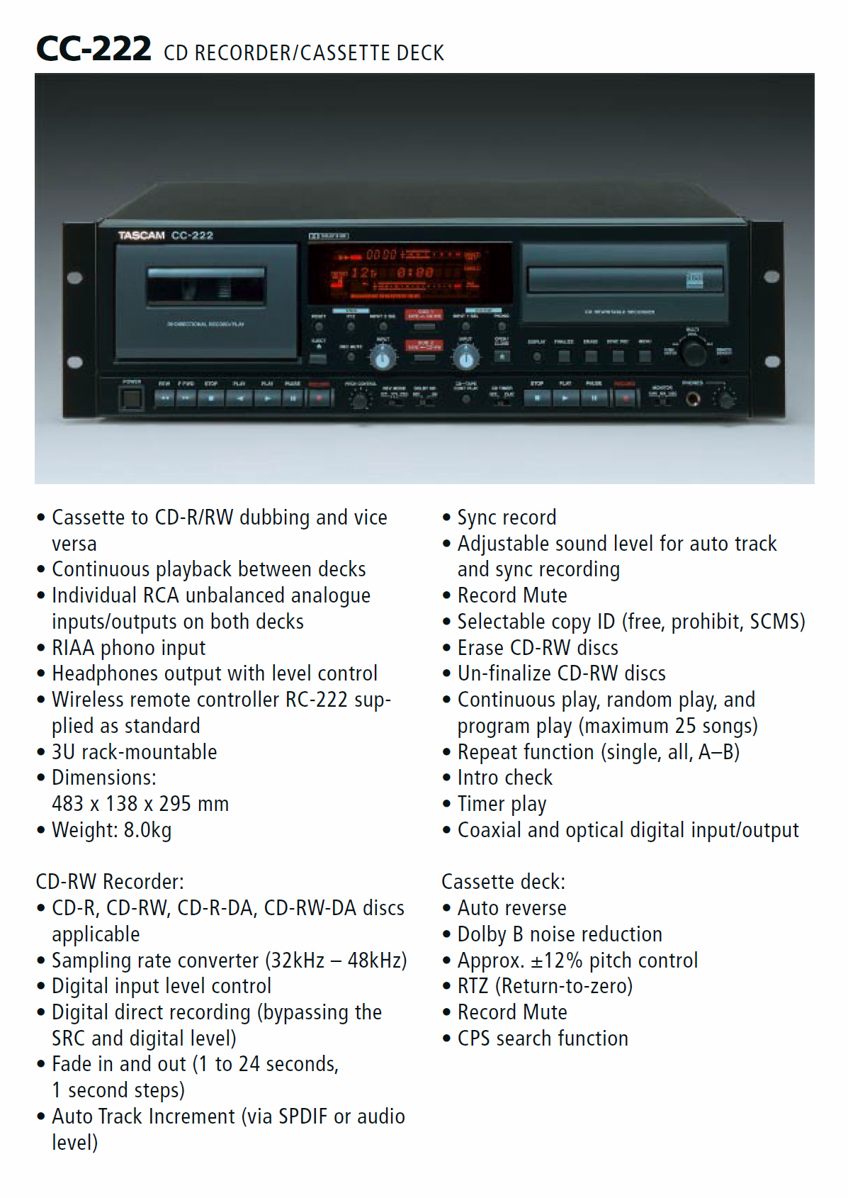 Tascam CC-222-Prospekt-2004.jpg
