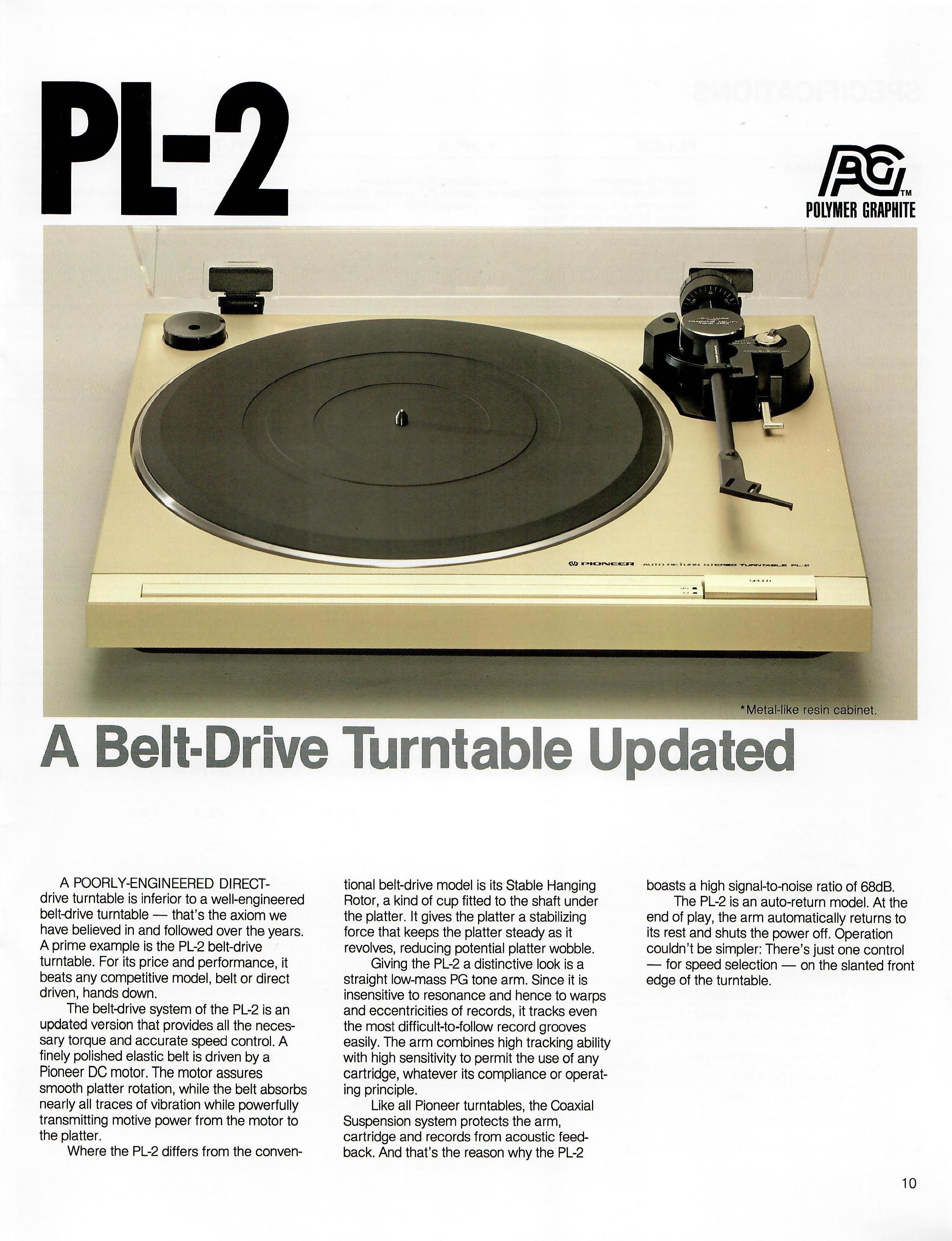 Pioneer PL-2 | Hifi-Wiki