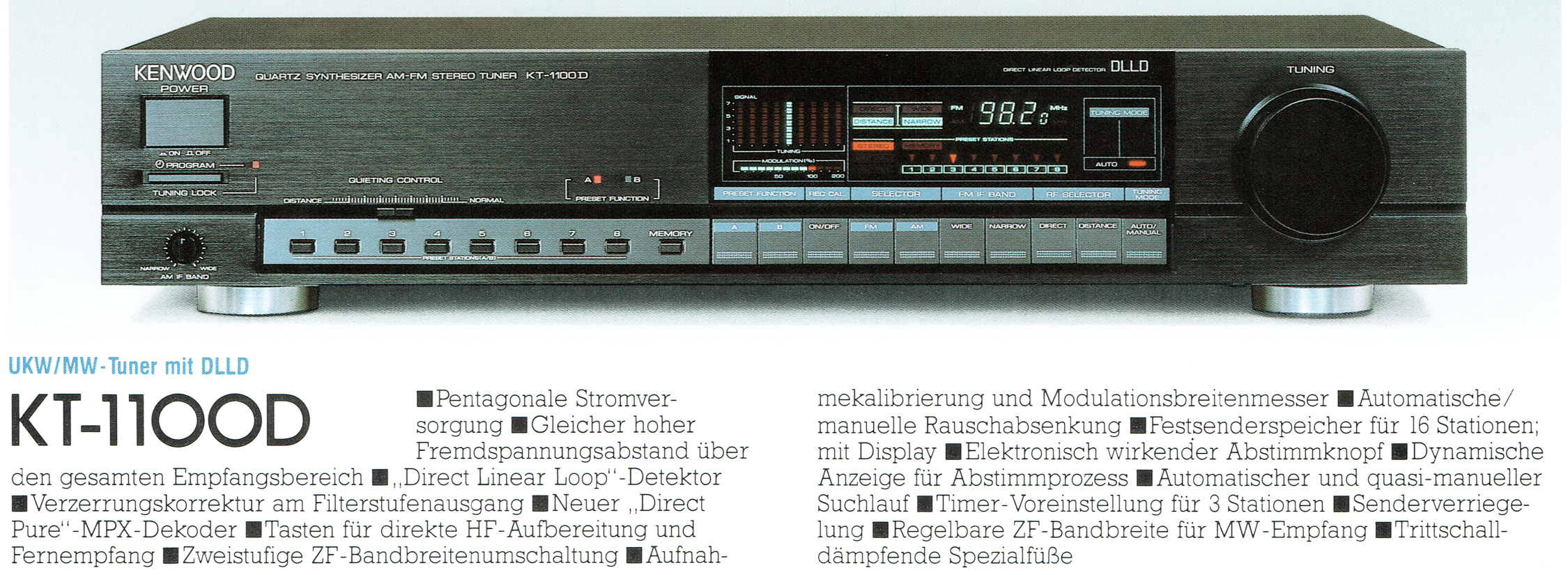 KENWOOD KT-1100D 修理調整記録8: BLUESS Laboratory