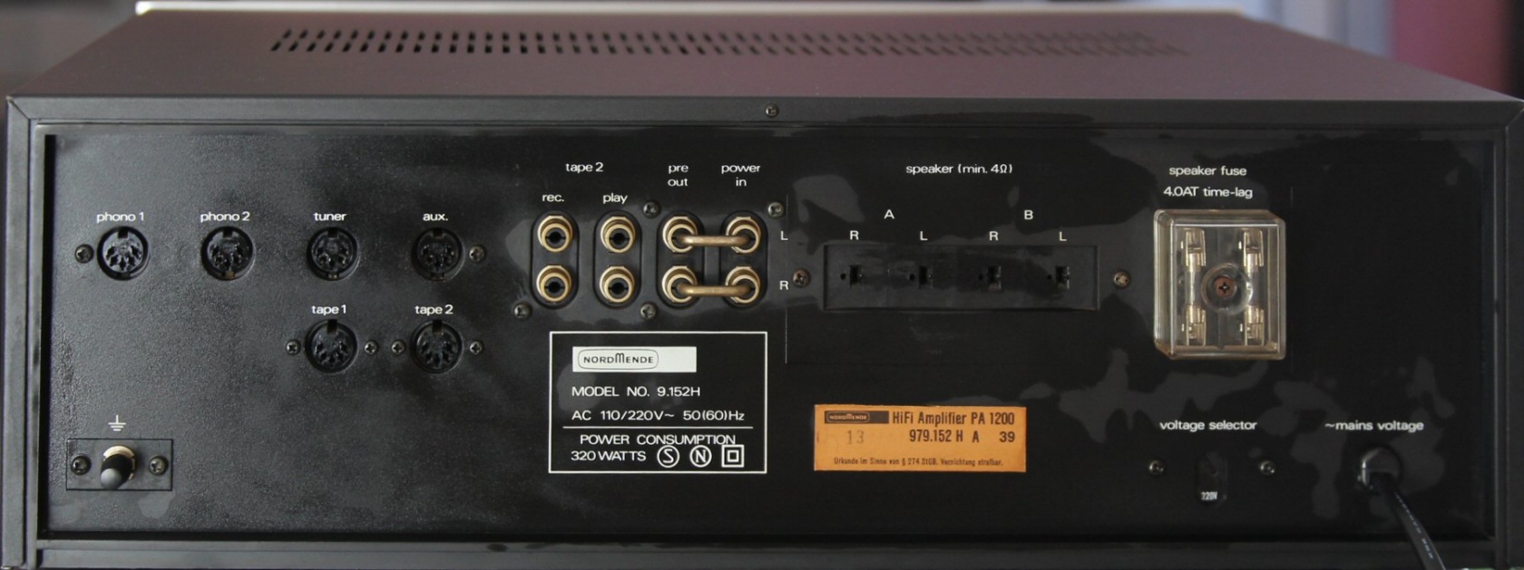 Nordmende pa 1050 схема