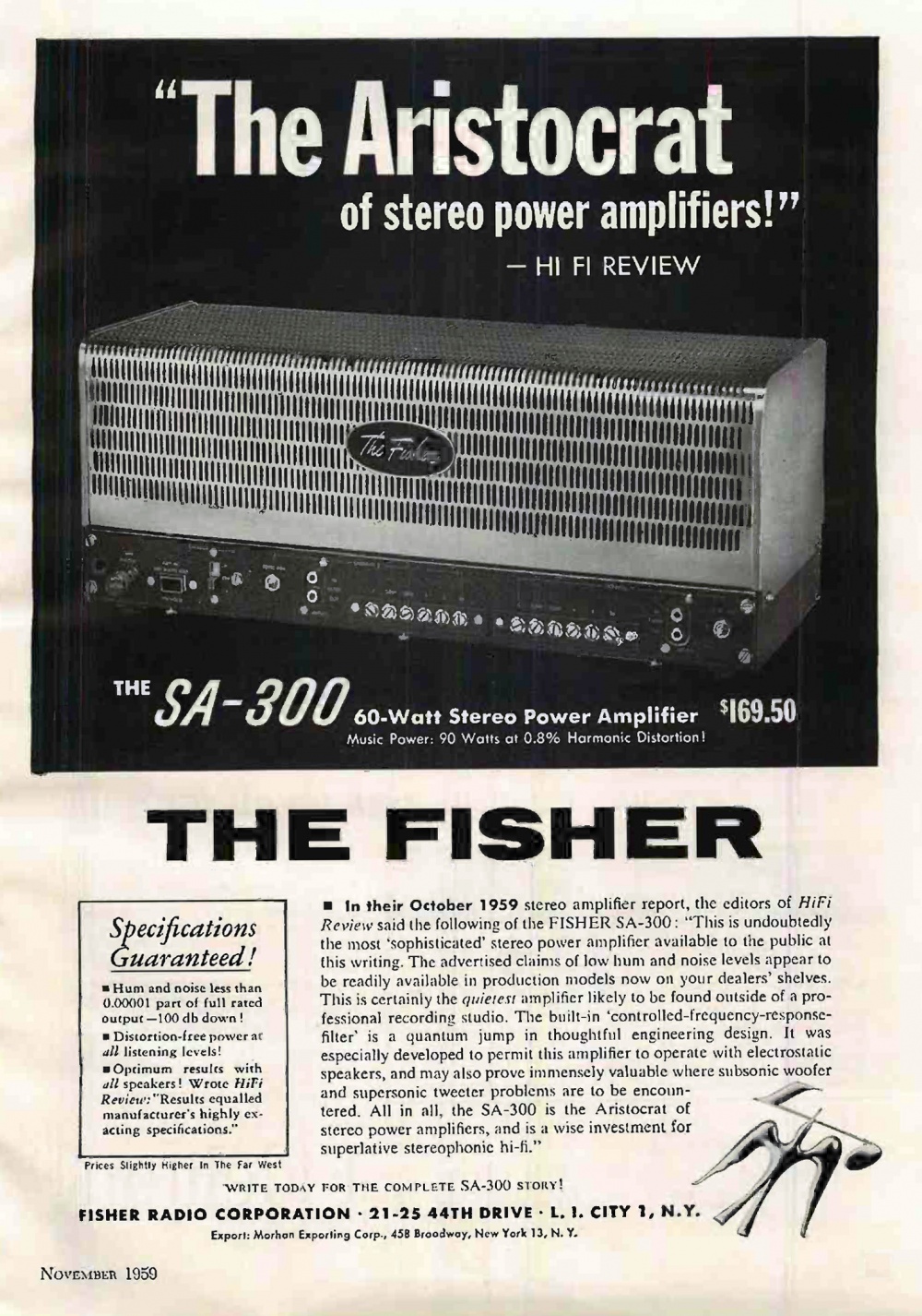 Fisher SA-300-Werbung 1959.jpg