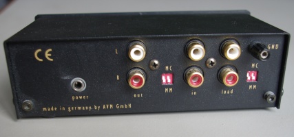 Anschlüsse AVM COMPETITION phono