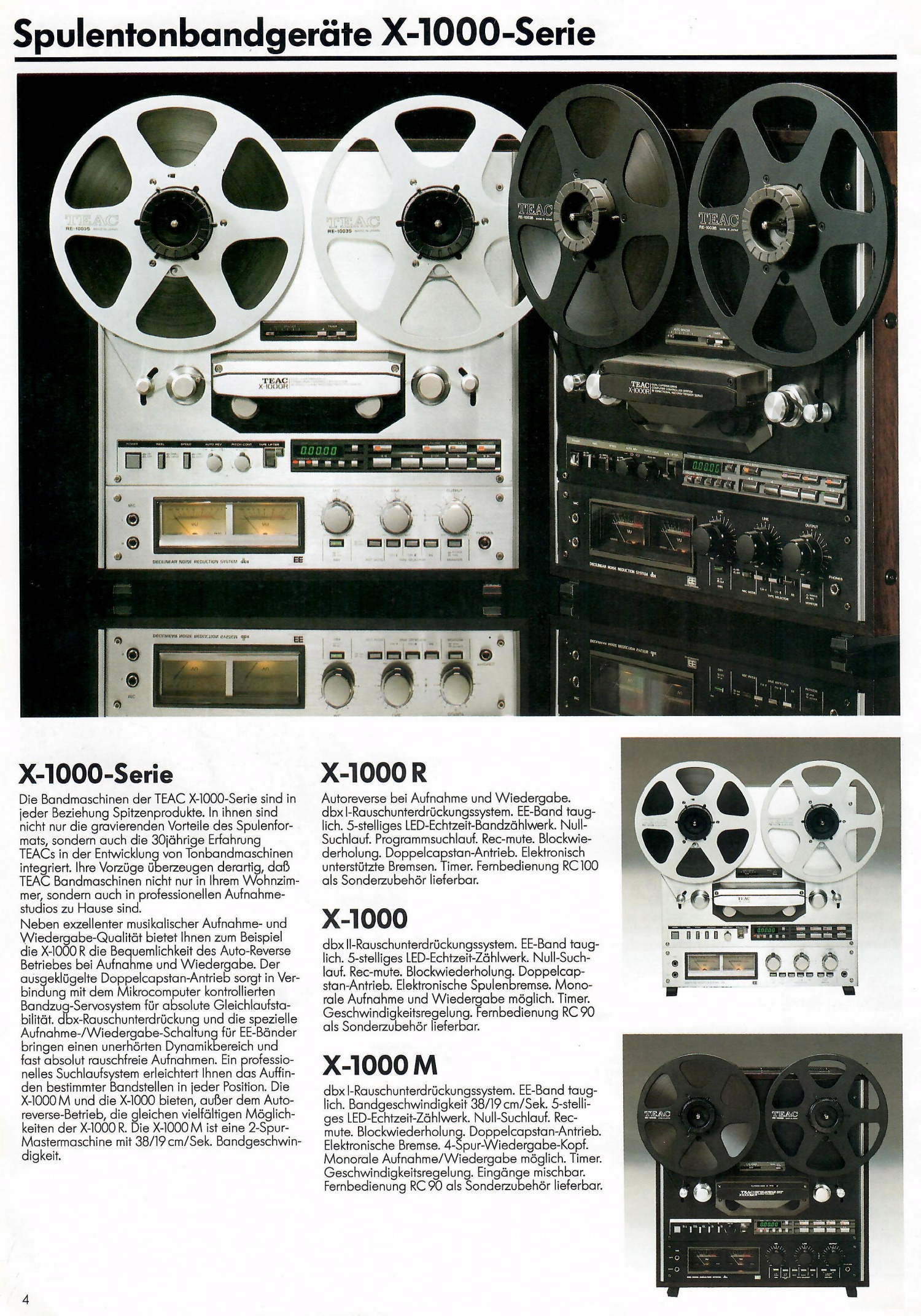 Схема teac x 1000r